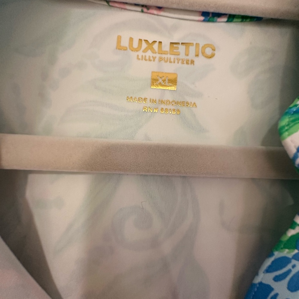 Lilly Pulitzer Luxletic Dress with Green and Blue Accents - Picture 3 of 6